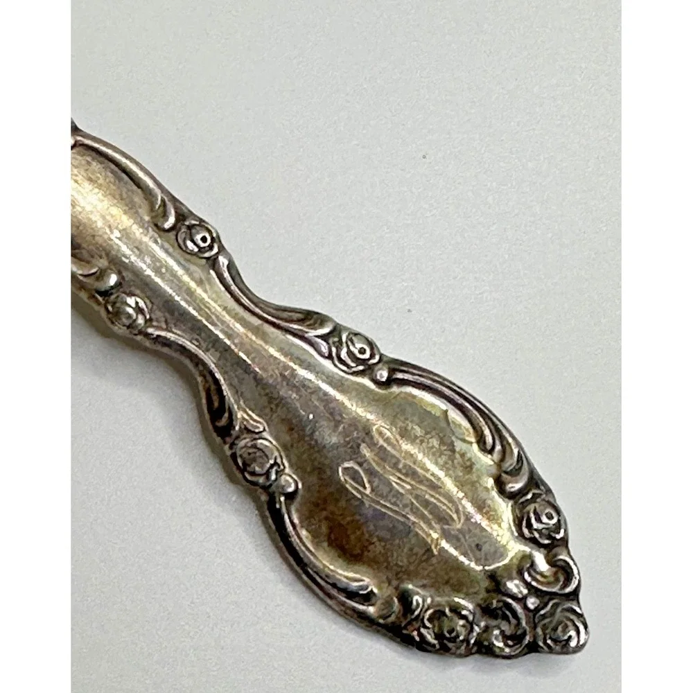Oneida Heirloom GRANDEUR Sterling Silver SHELL SUGAR SPOON 6